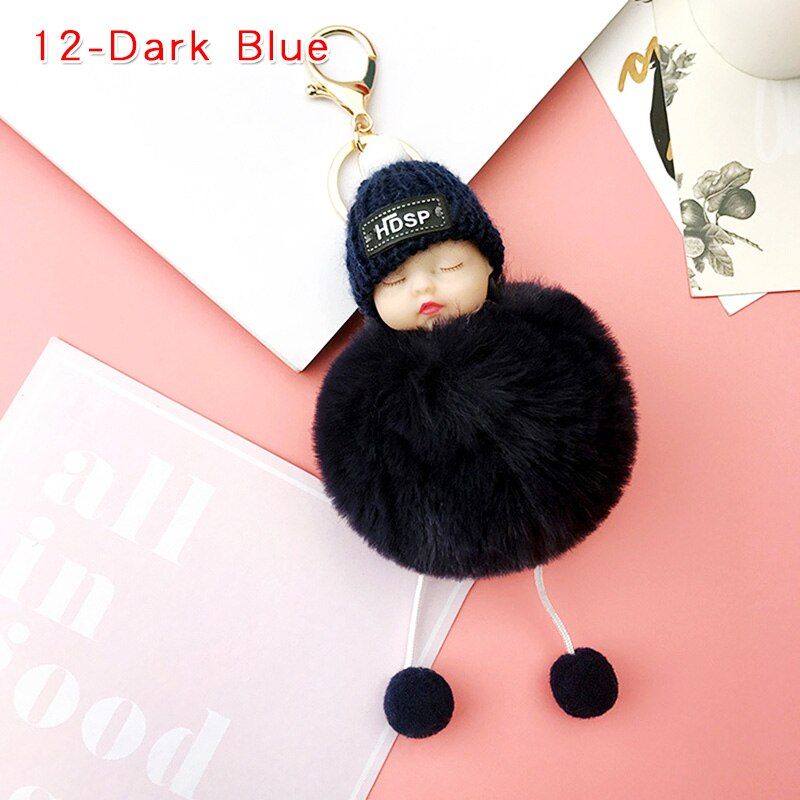 Kawaii Plush Keychain Toy Pendant Dolls Kpop Accessories Key Ring Doll Cute Soft Stuffed Plush Toys For Girls Line Friends Gifts