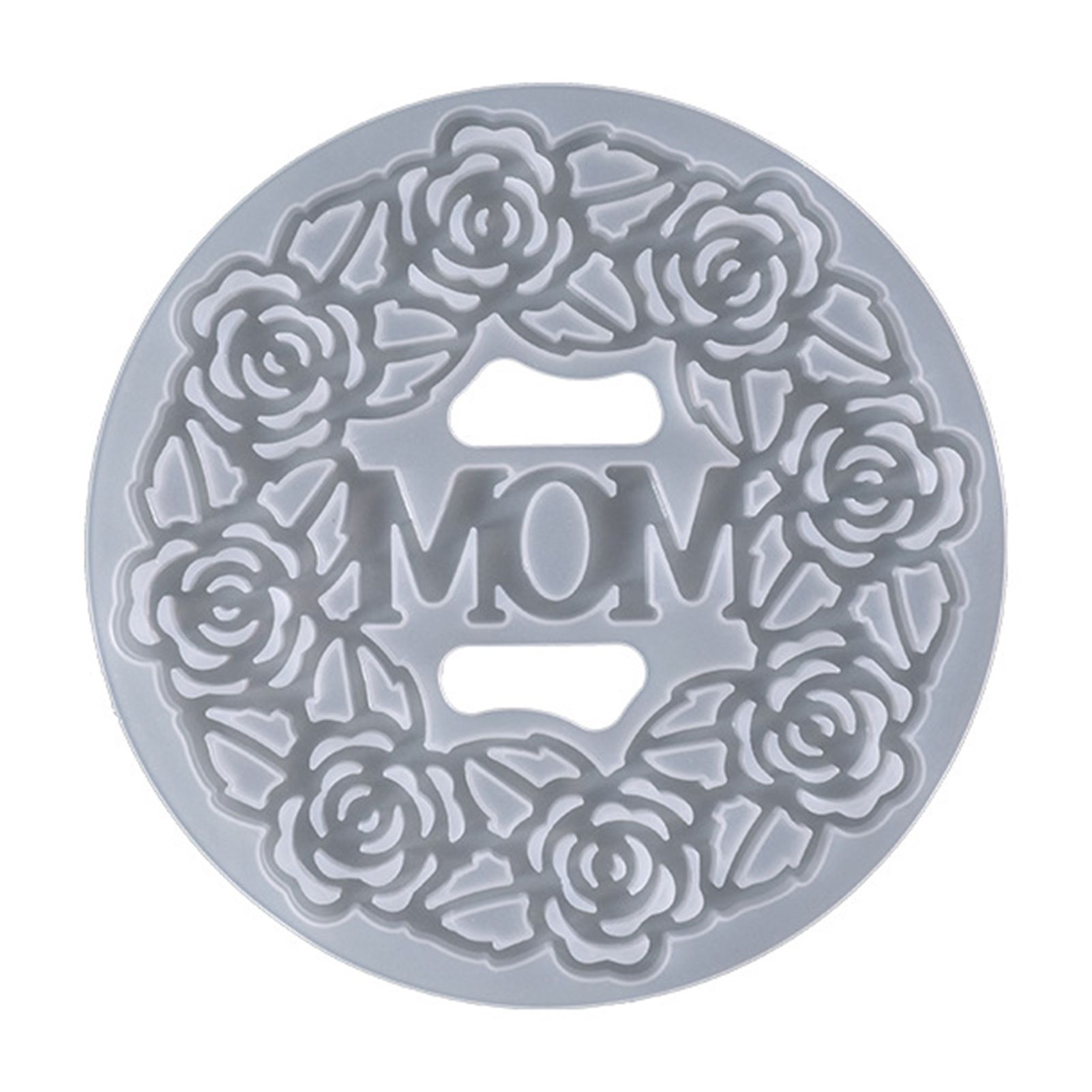 Epoxy Mold Wide Application Elegant Flower Pattern Coaster Mold