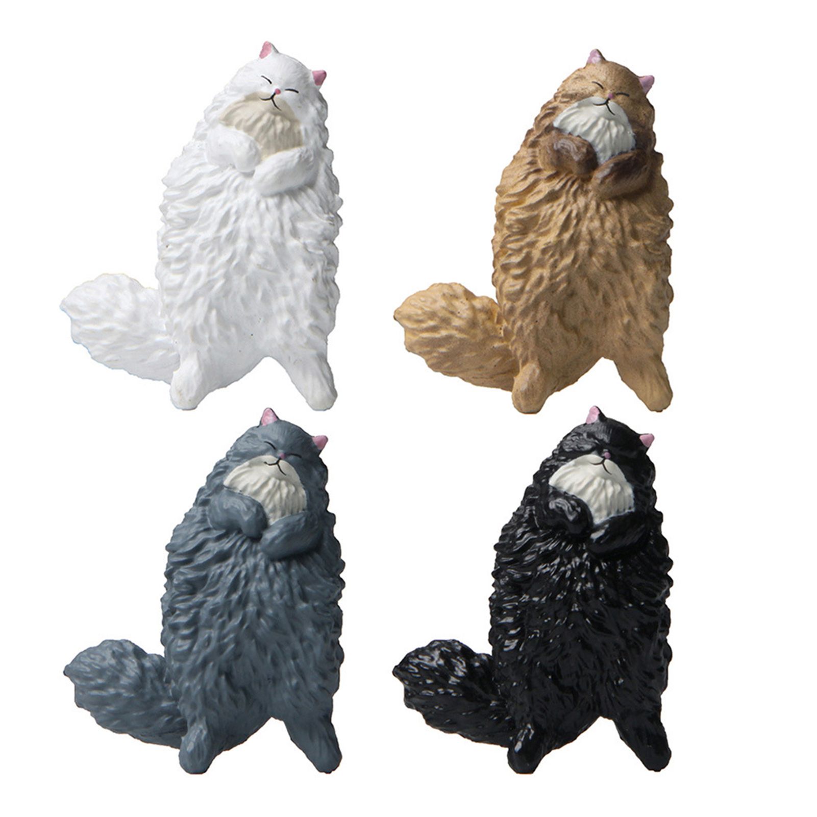 Animal Figures Hobby Collection Sleeping Kitten Figure Models