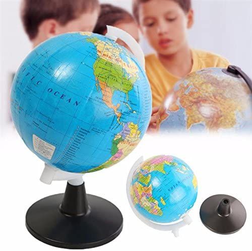 Mini 4 '' Map Globe with Rotating Stand Kids Educational Toys Gift in English