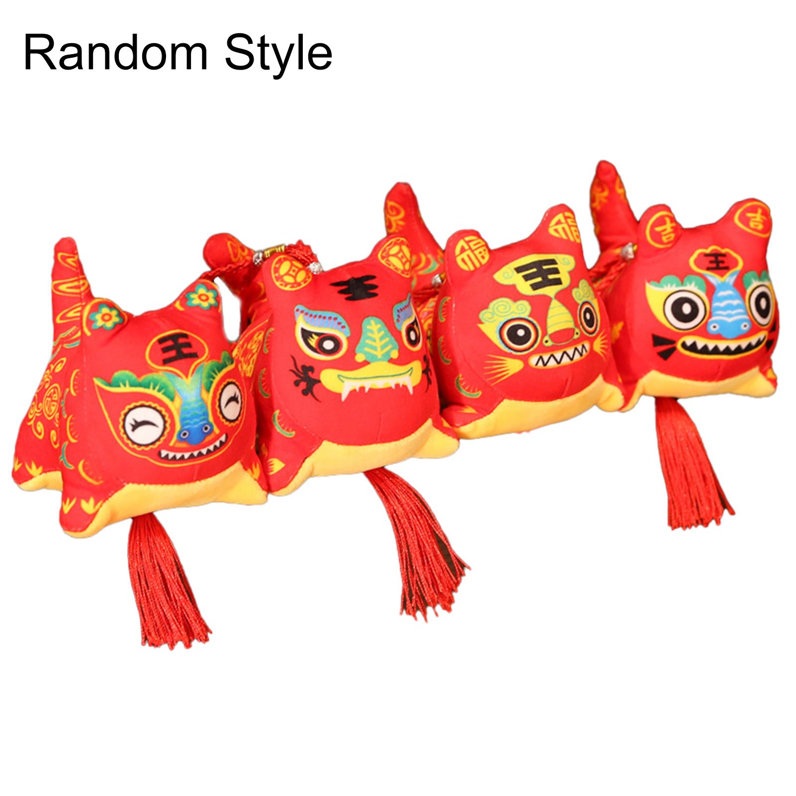 New Year Plush Tiger Innovative Chinese Style Tang Suit Tiger Stuffed Toy