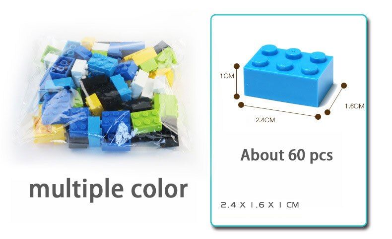 bulk Bricks Creative Classic Brick DIY Building Blocks Educational Toys Bulk For Children Gift Compatible All Brands 10715