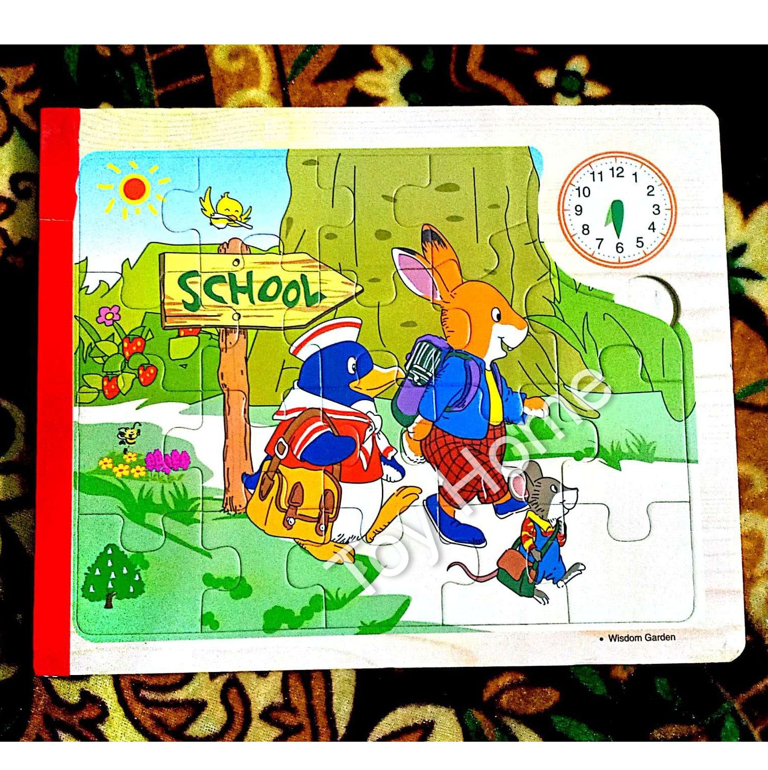 Wooden Puzzle Book: Cute Duck