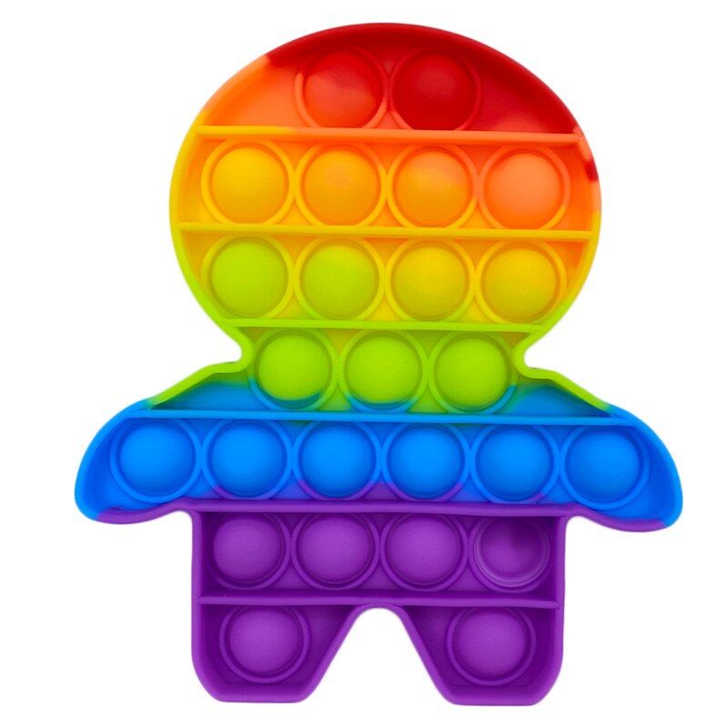 Hot Push Bubble Fidget Toys  Stress Simple Dimple  Toy Antistress Soft  Gift Anti Stress Box