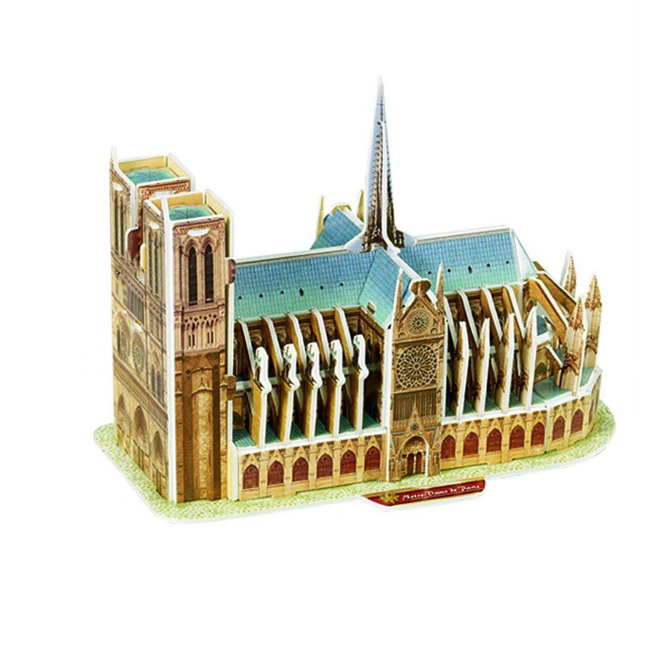 Mini World Architecture 3d Jigsaw Puzzle Paper Diy Toy Building Puzzle