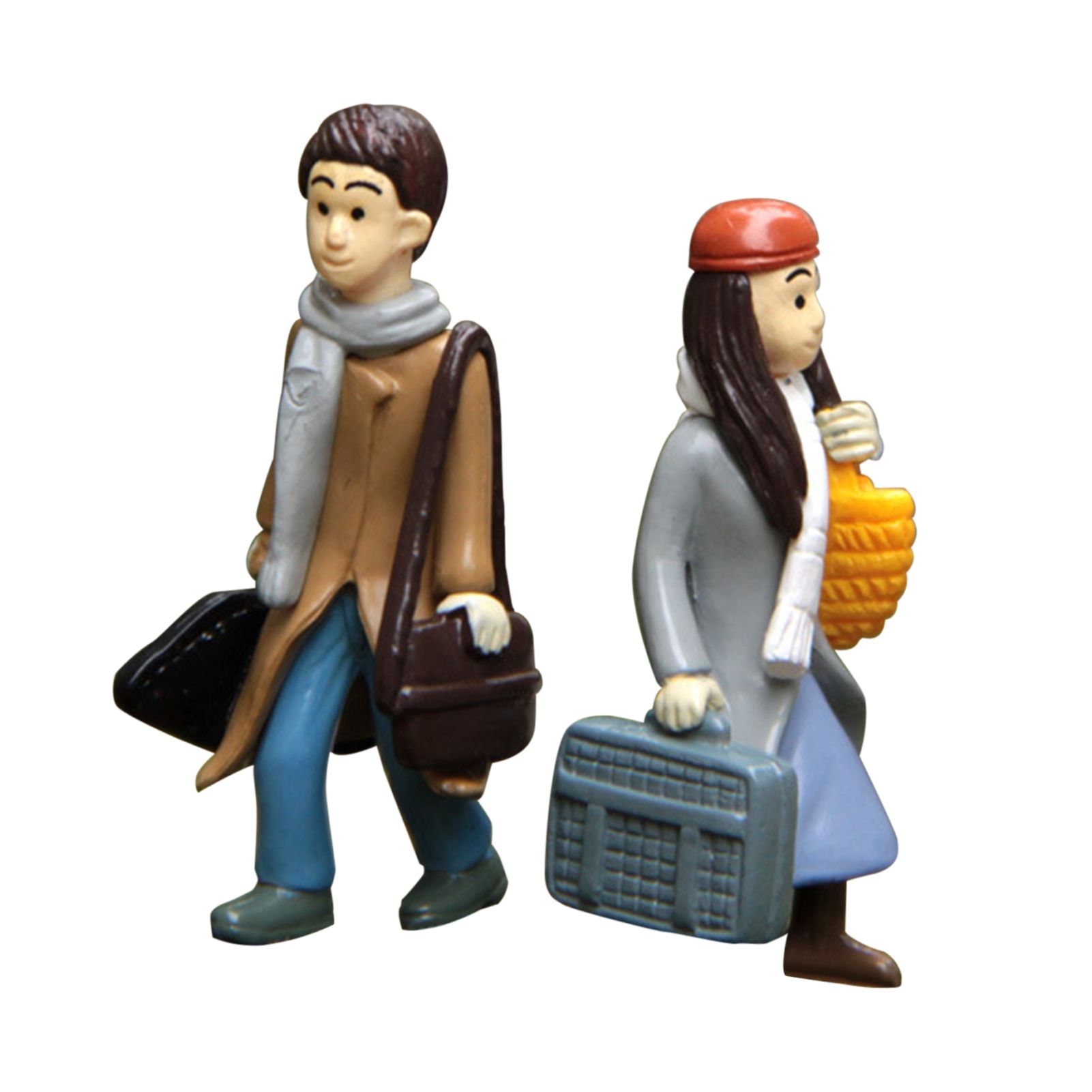 niature Model Novelty Couples Moss Desktop Doll