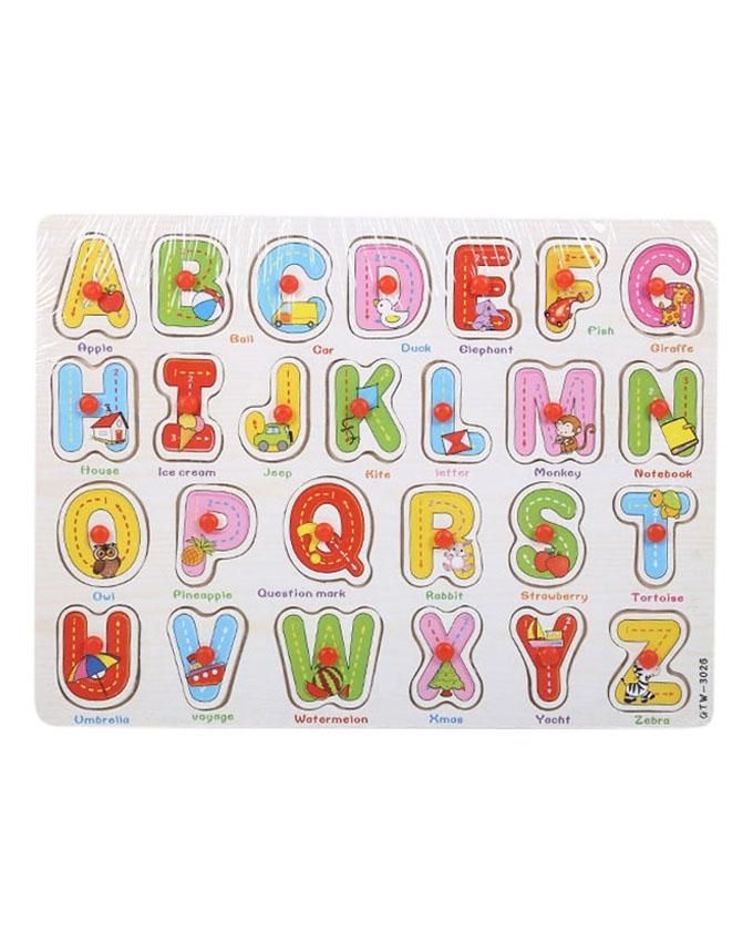Wooden Letter Board - Multi Color