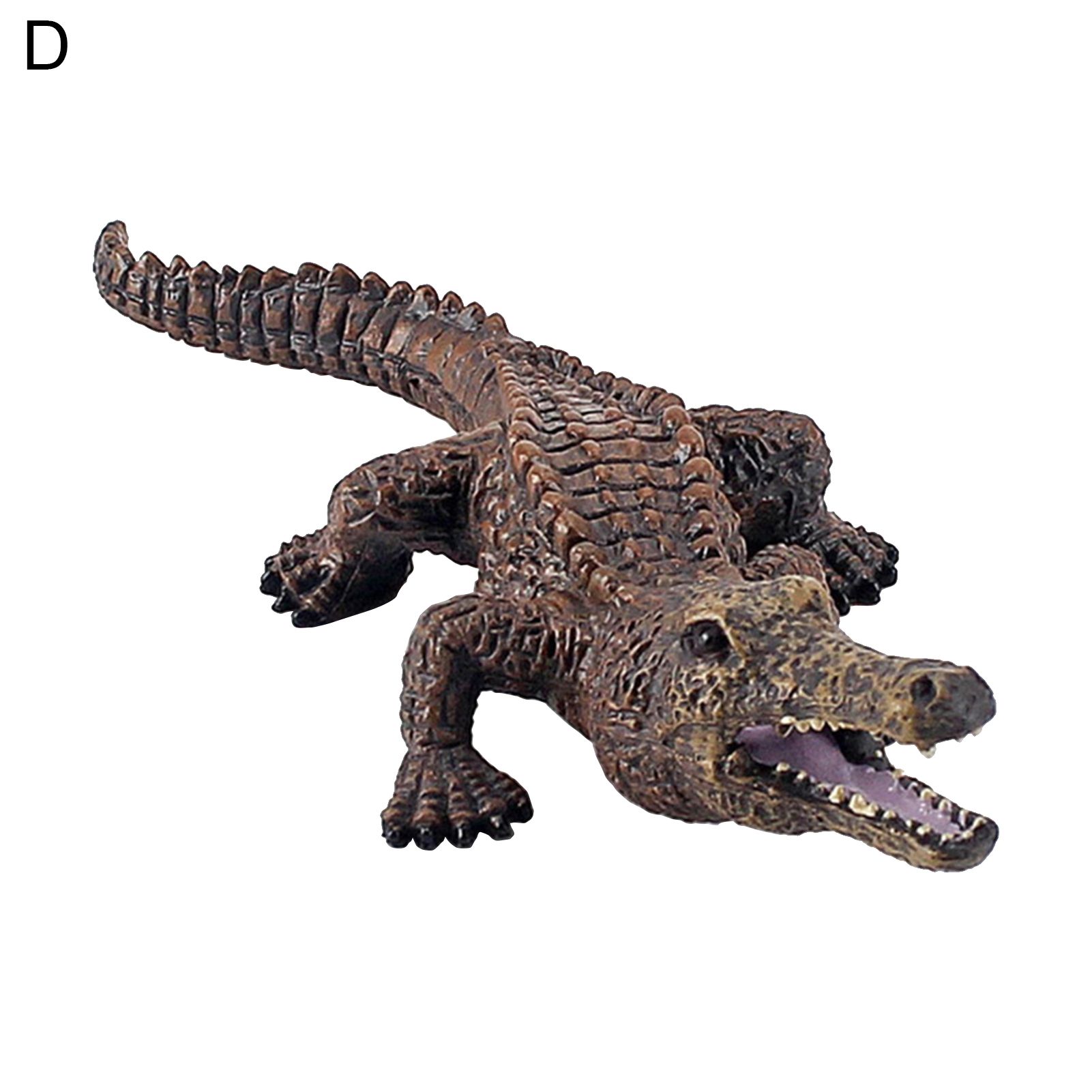Simulation Crocodile Realistic Practical PVC Funny Science Educational Crocodile Figure for Kids