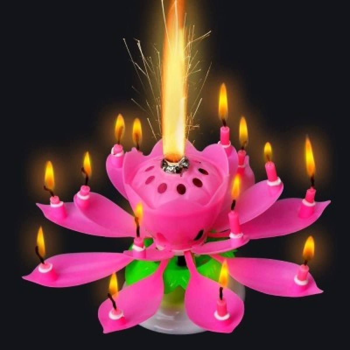 Happy birthday musical candle lili
