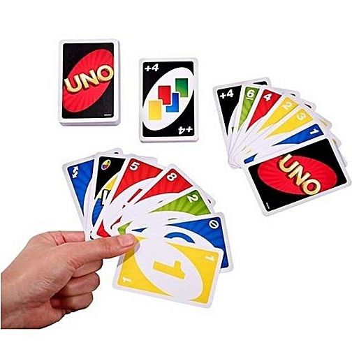 Paper Uno Card Game