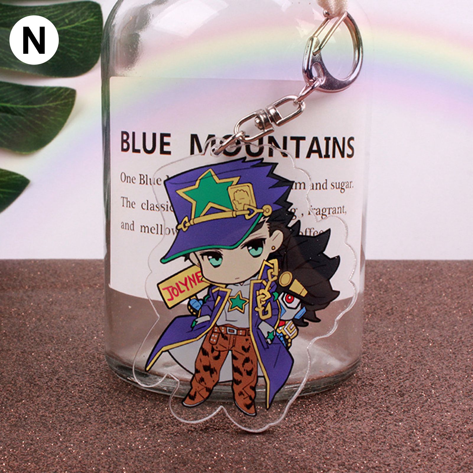 Keyring Wear Resistance High Hardness Anime Figure Keyring