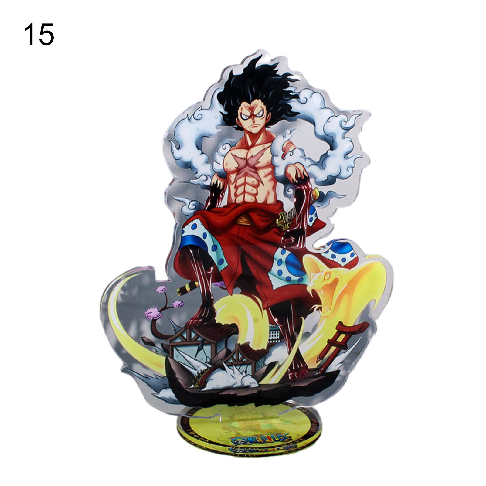 One Piece Acrylic Standing Anti-crack Exquisite Craftmanship Smallest Detail Anime Collection Luffy Zoro Nami Sanji Robin Standing for Decor
