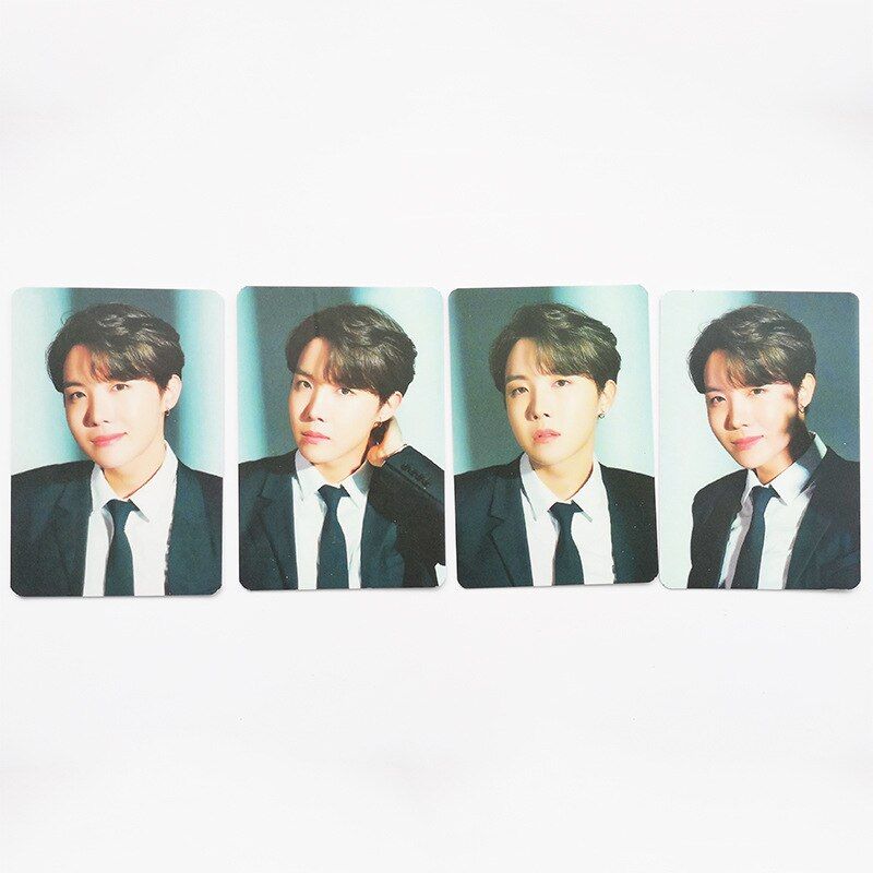 4pcs Kpop Stickers Poster Girl Adult Toys Mini Truck Keychain Pendant Postcard Gift Card Jimin Rap-monster Jin Suga