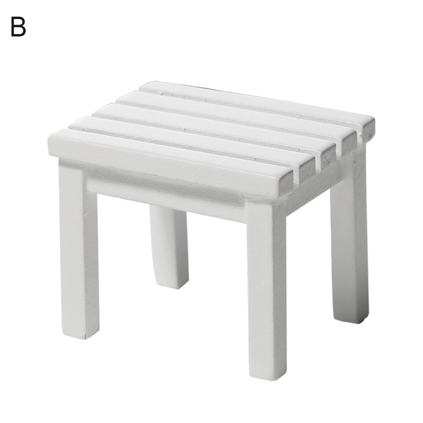 1/12 Dollhouse Miniature Park Chair Furniture Scene Pocket Toy Gift Decoration