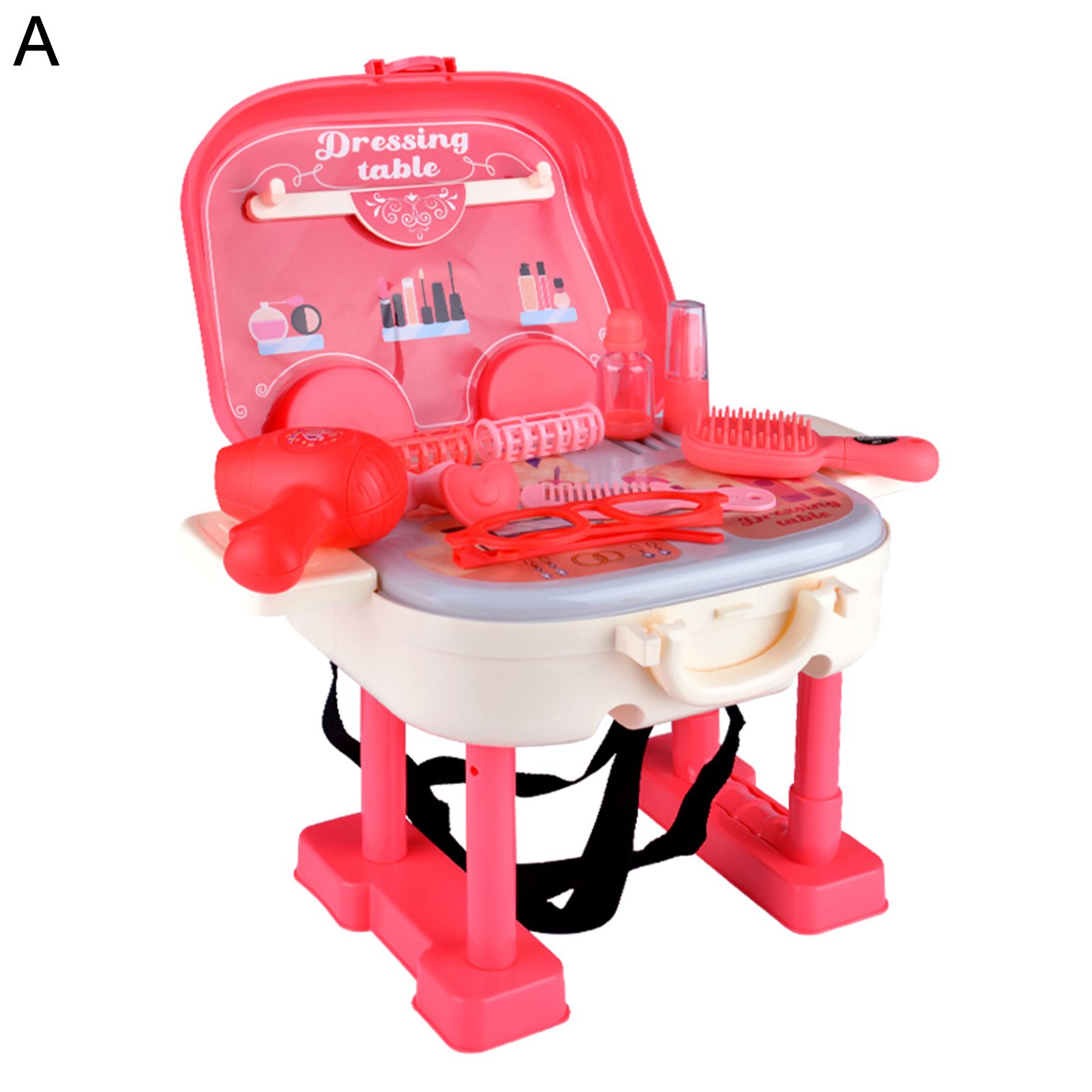Dressing Suitcase Bright Color Pretend Play Makeup Suitcase