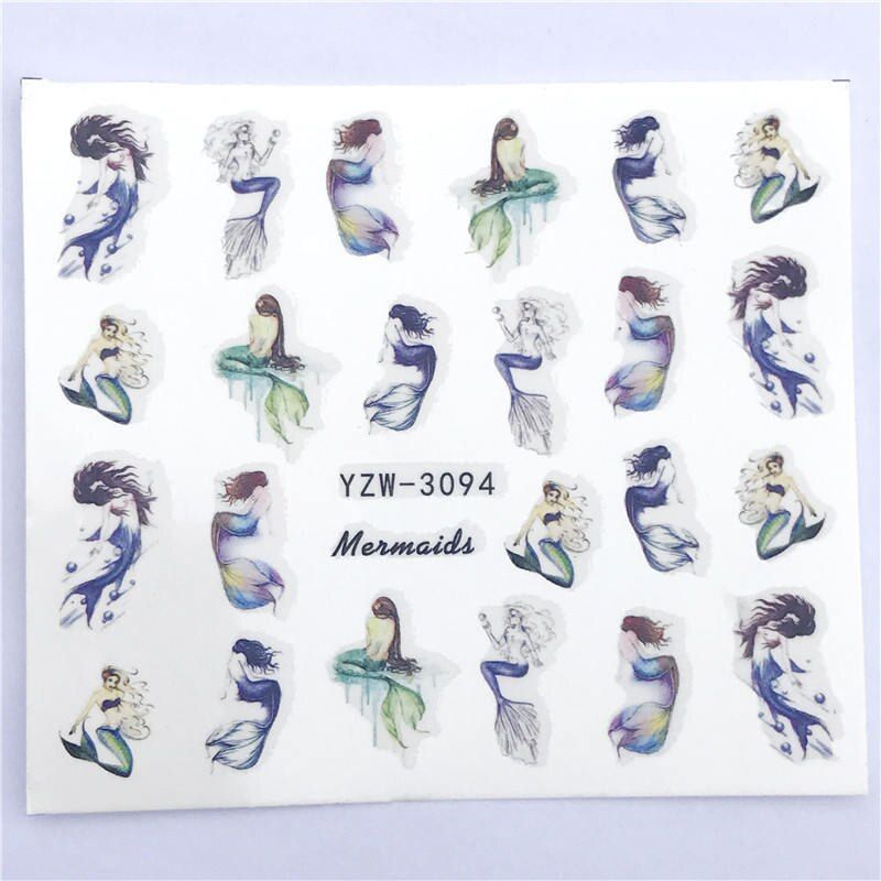 YWK 2020 NEW Designs Blue Whale/Dolphin  Noble Necklace Designs For Nail Art Watermark Tattoo Decorations