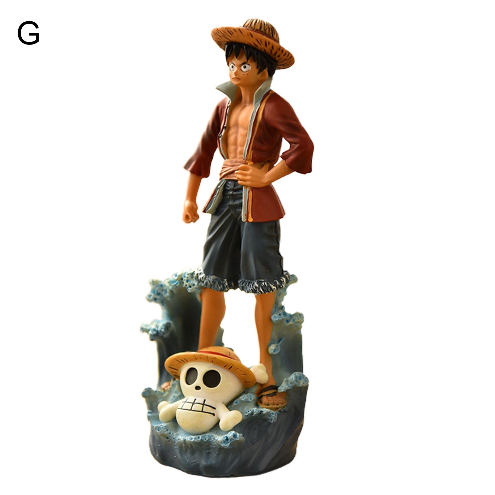 Anime One Piece Figure Miniature Display Model LED Night Light Lamp Home Decor