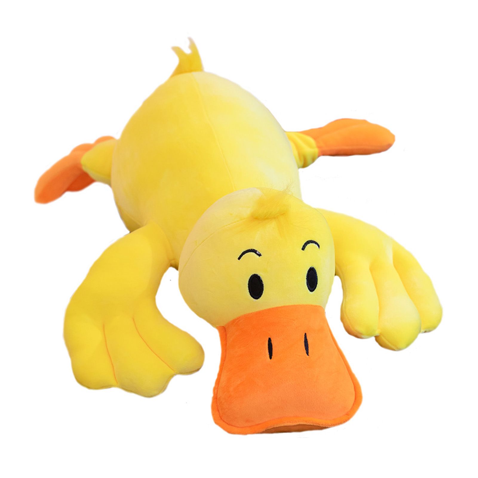 Plush Doll Super Soft Realistic Modeling Cute Big Yellow Duck Stuffed Toy Home Decor Birthday Gift for Children