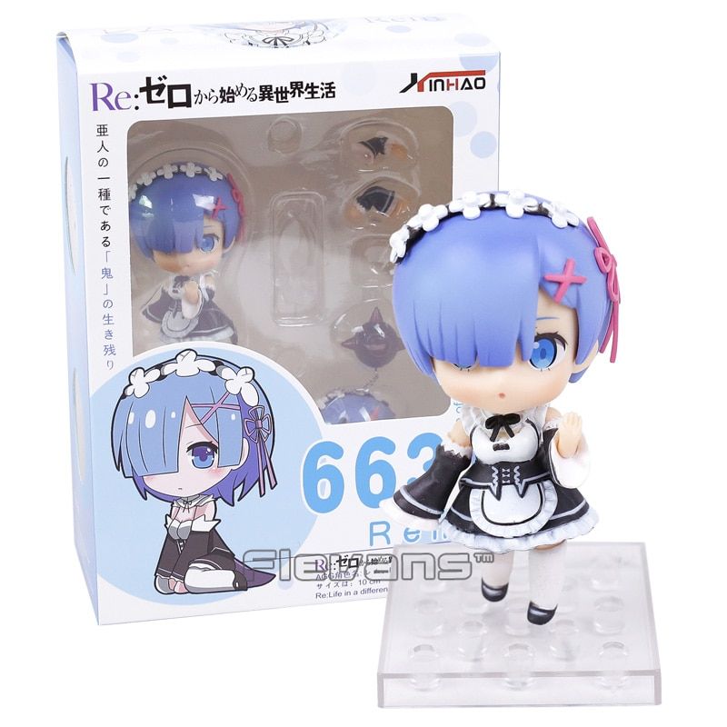 Re Life in a different world from Seikatsu Emilia 751 Rem 663 Doll PVC Action Figure  Model Toy