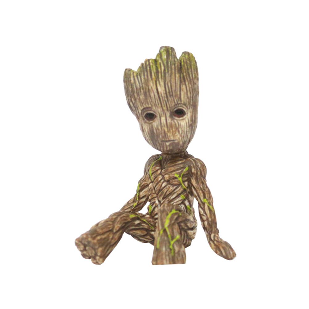 Guardians of Galaxy Sitting Tree Man Figure Doll Groot Model Desk Decor Kid Toy