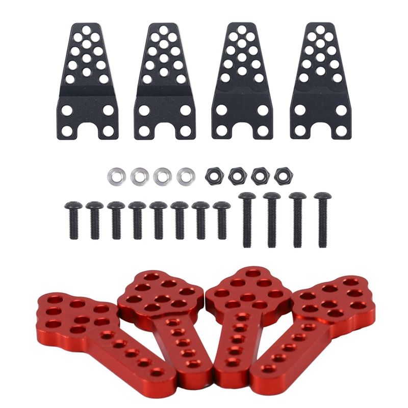 2 Set RC Car Part: 1 Set Shock Absorber Mount Adjust Height Angle Stand & 1 Set Shock Absorber Tower Lift Lower Stand