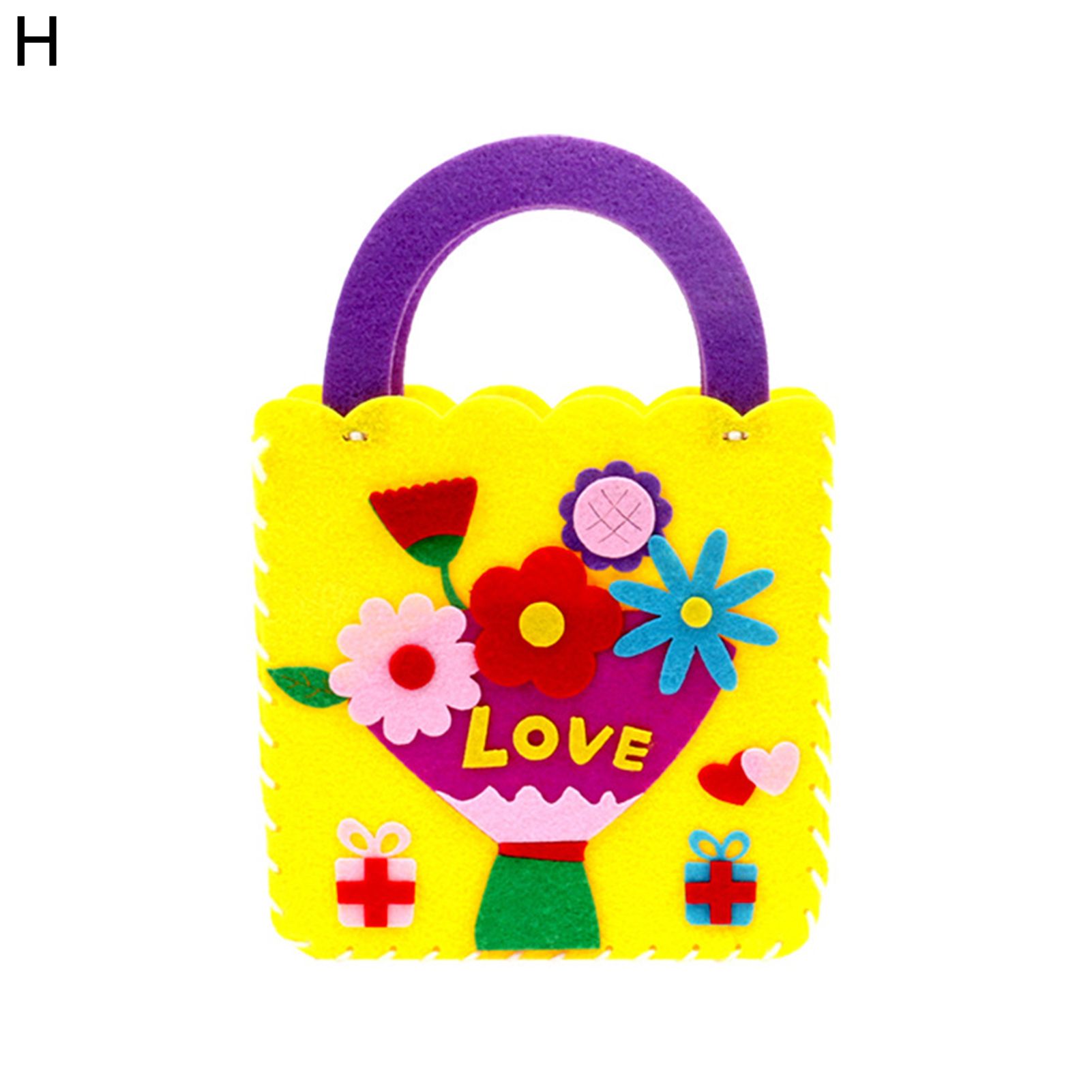 1 Pack Material Package Handmade Handcraft Non-woven DIY Handmade Bag Educational Toys for Kindergarten