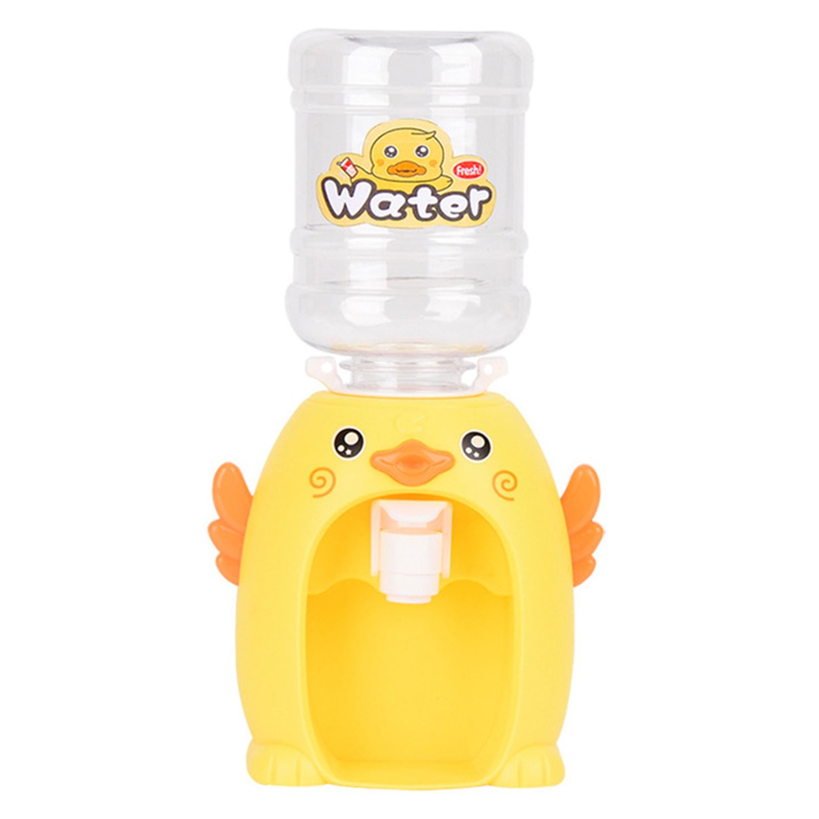 Doll House Drinking Fountain Colorful DIY Duck Design Dollhouse Miniature Water Dispenser for Kids