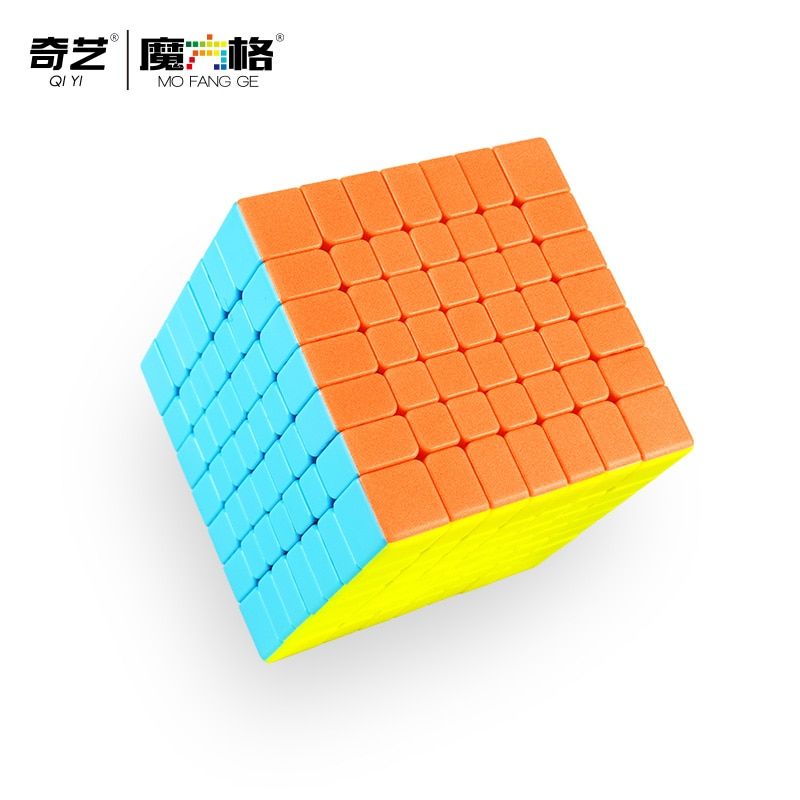 Qiyi S2 7X7x7 Cube Speed 7 Layers Cubo Magico 7*7*7 Stickerless Magic Puzzle Cube Beginner Toy For Kids