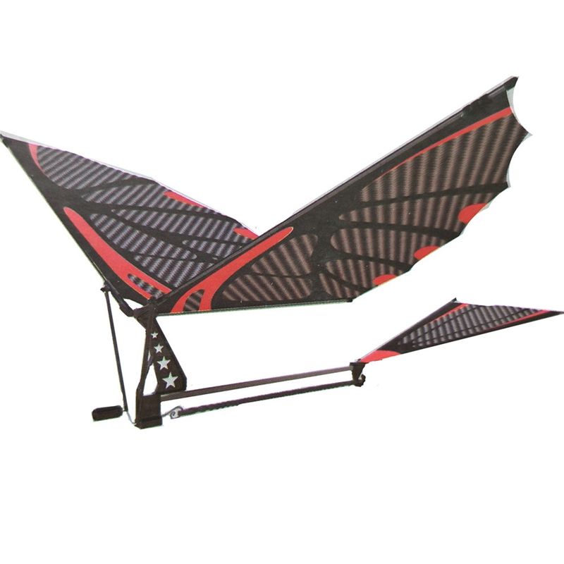 NANLIY-Carbon Fiber Model Aircraft Assembly Flapping Wing Aircraft Diy Model Aircraft Pterosaur Rubber Band Bionic Aircraft