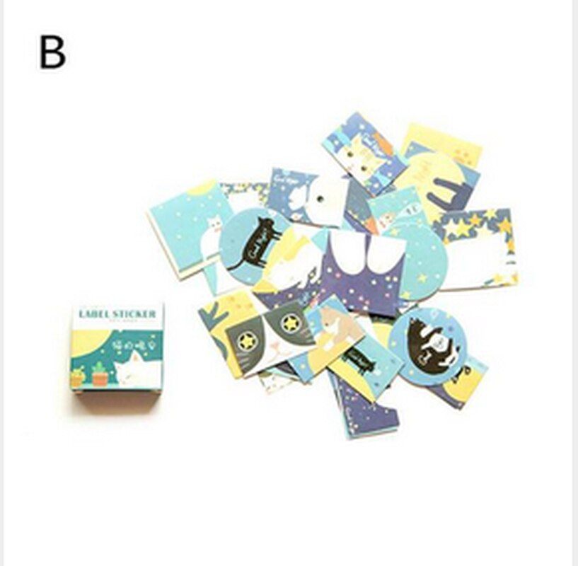 40pcs Creative Hand Account Sticker Korean Planner Stickers Cute Decorative Seal Cake Cookie Sealing Packaging Decoration