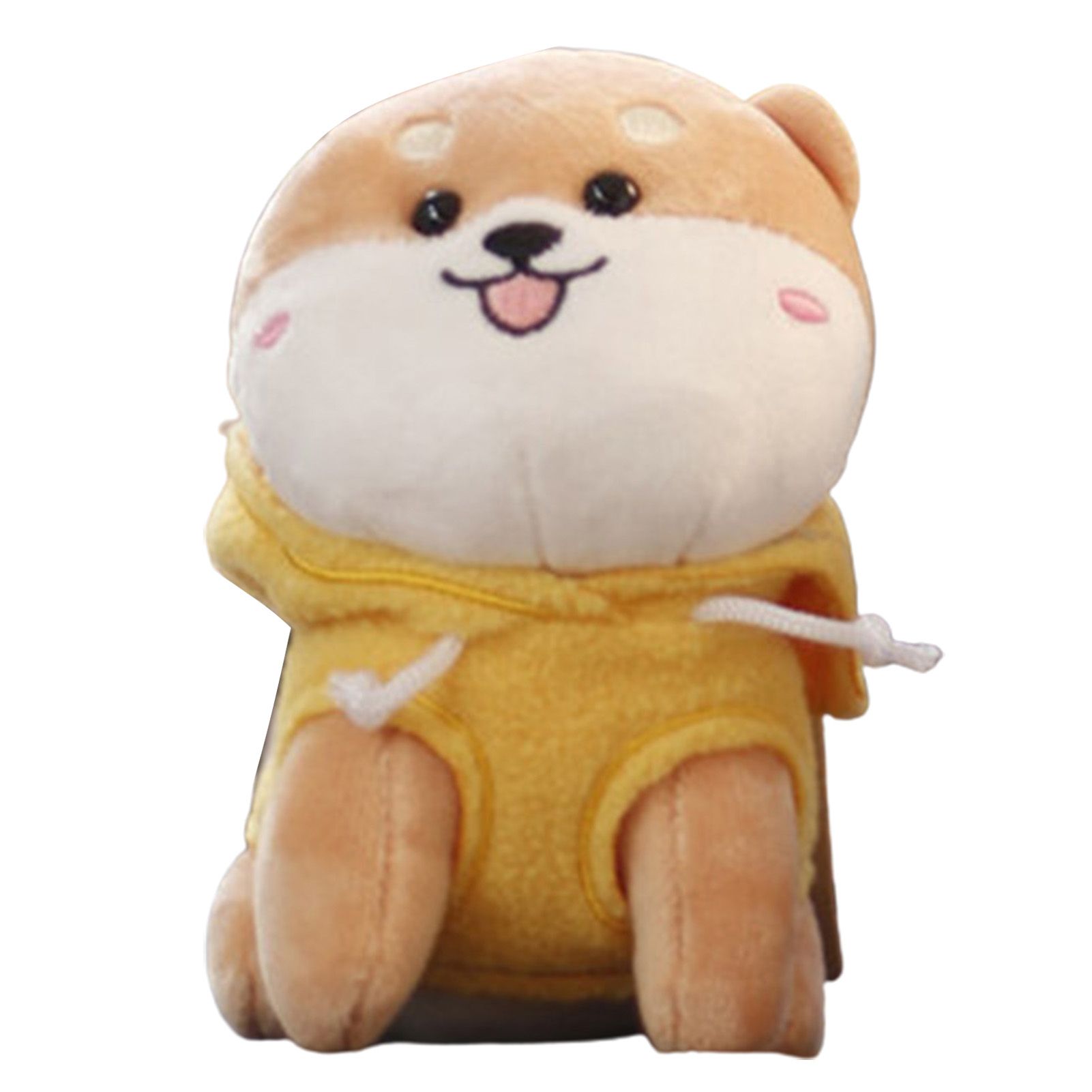 Plush Pendant Bright Color Mini Plush Puppy Doll Toy Keychain