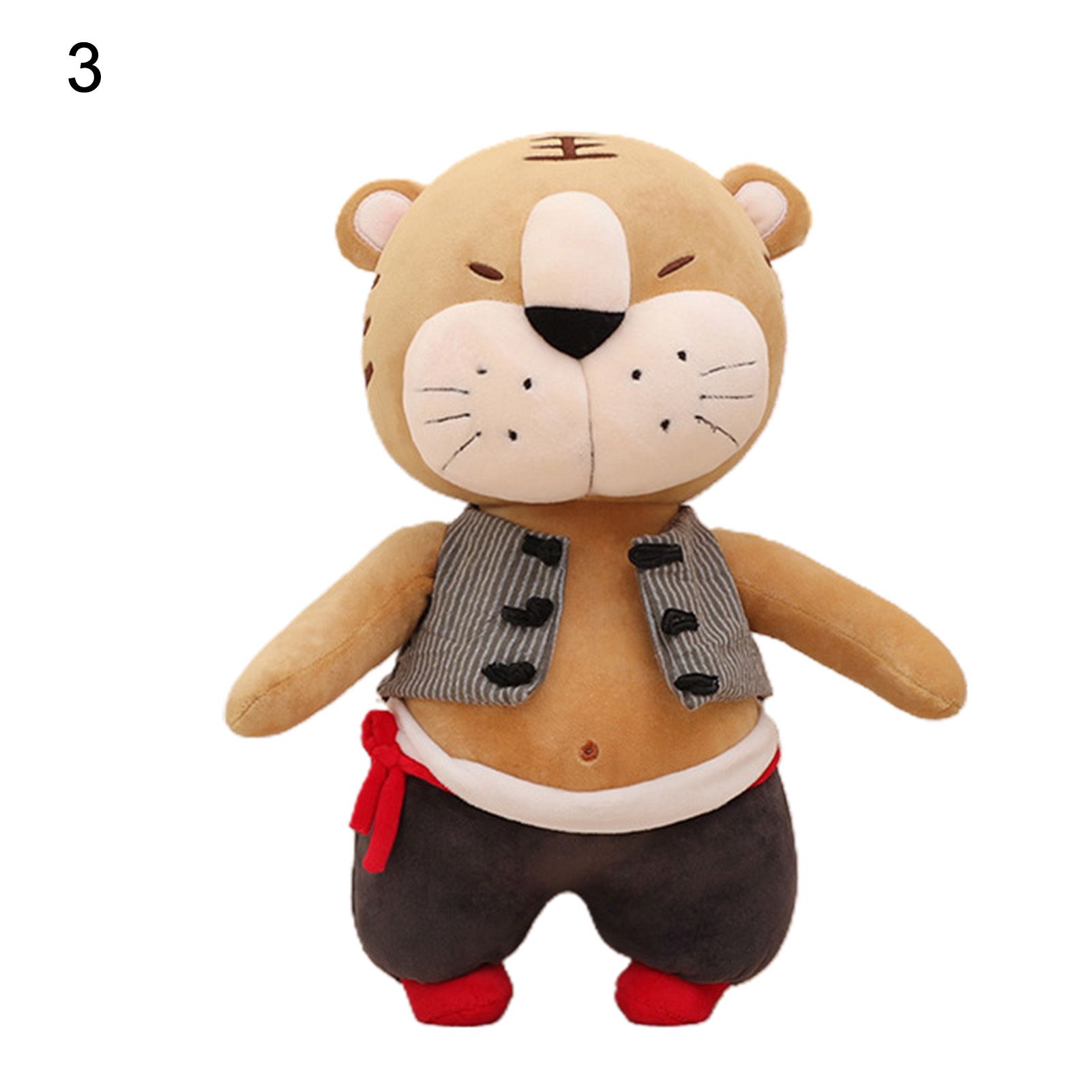 Tiger Stuffed Toy Vivid Appearance Folk-custom New Year Plush Tiger Toy