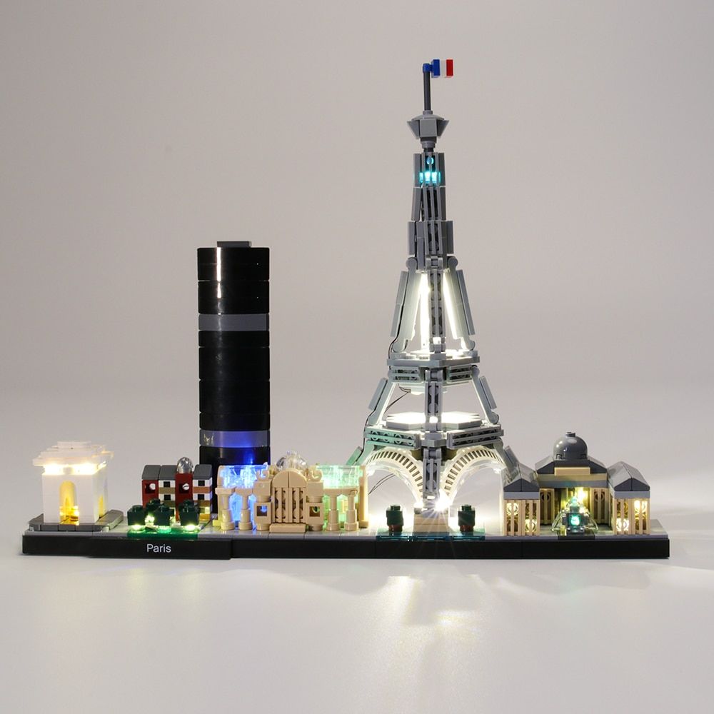 MTELE Light Kit ONLY For Architecture skyline London /United States Capitol Compatible With 21026/21027/21028/21030/21032/21042