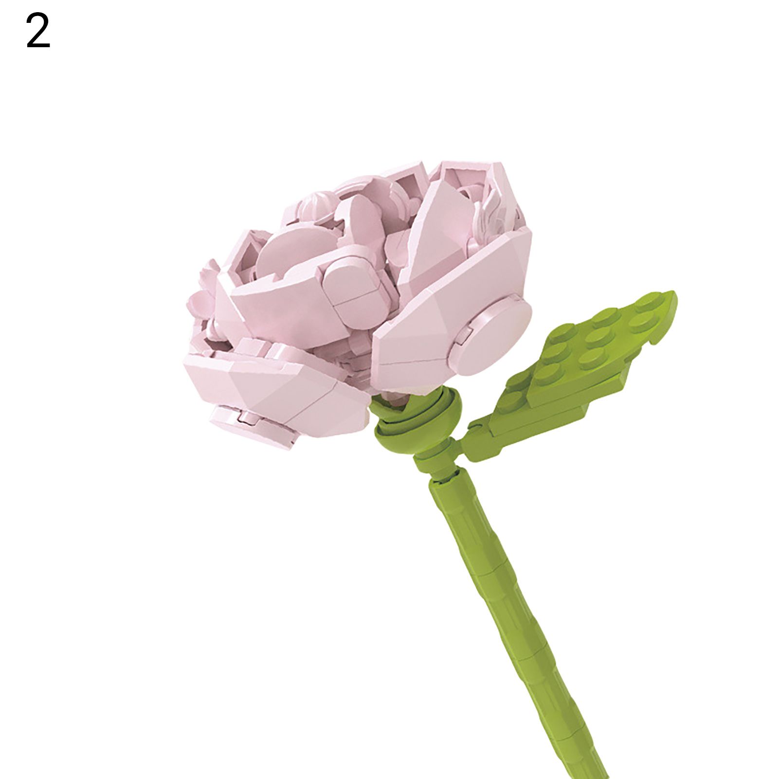 Flower Building Blocks Wear Resistant Home Decorative Flower Building Toy