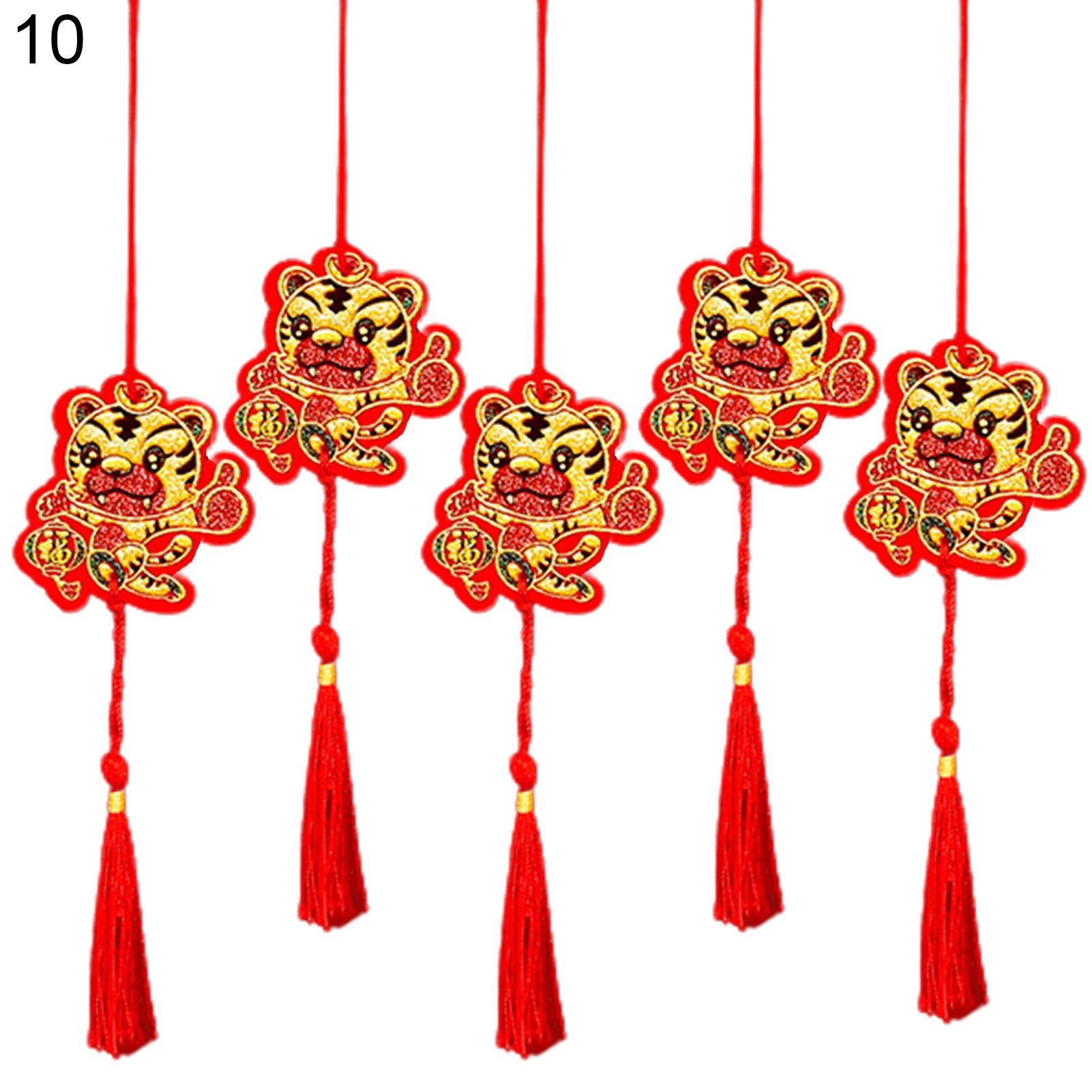 Chinese New Year Ornaments Compact Decorative Spring Festival Ornaments