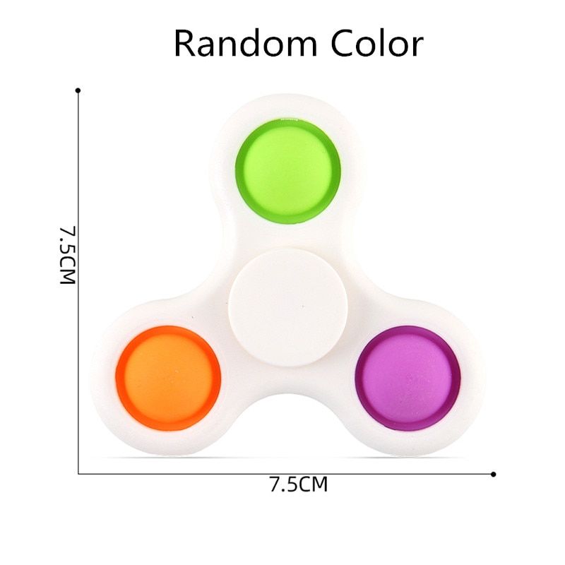 Fidget toys Silicone Bubbles Flipping Board Brain Fidget Simple Dimple Stress  Sensory Hand Toy for Kids