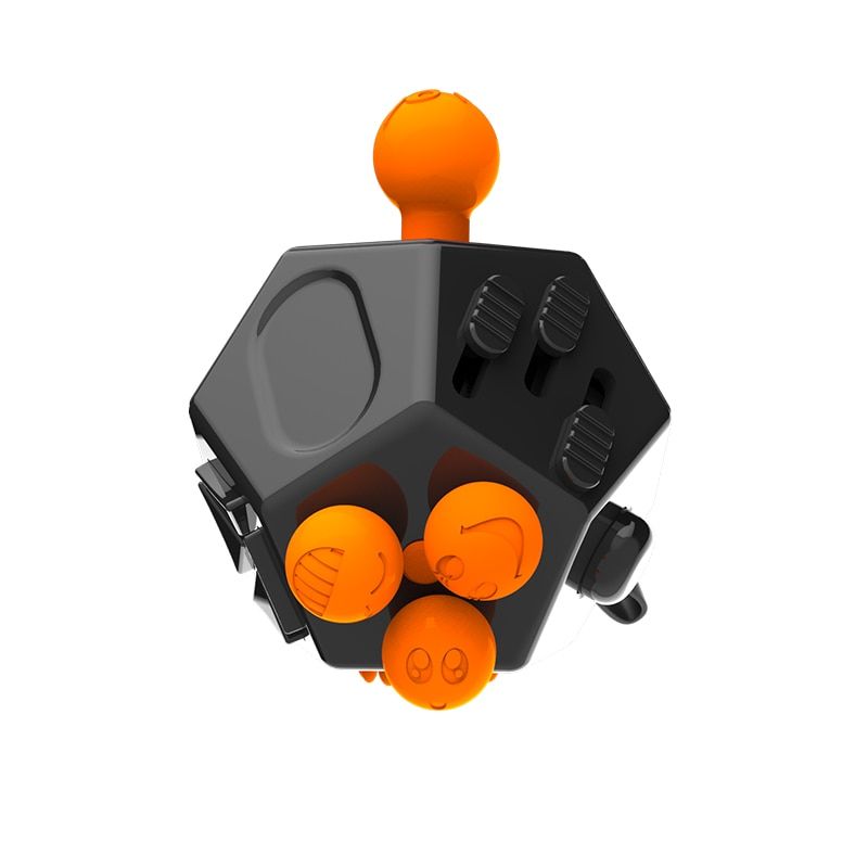 7cm Anti Stress Reliever Relaxation Toy Stress Relieve Cube Anxiety Boredom Finger Tips 12 sided Adult Funny Toys