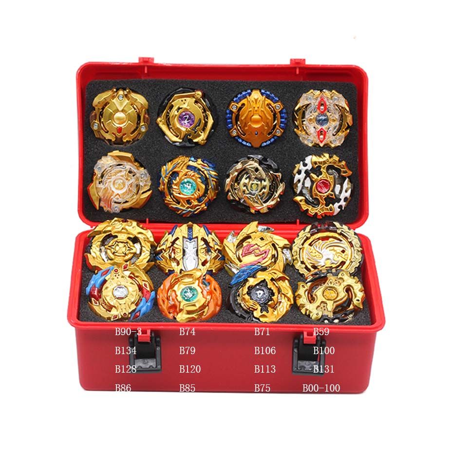 RA  Bey Battling Top Burst Launcher Grip Toy Blade Set Game Storage Box 8 top blasting tops 3 launchers Perfect birthd