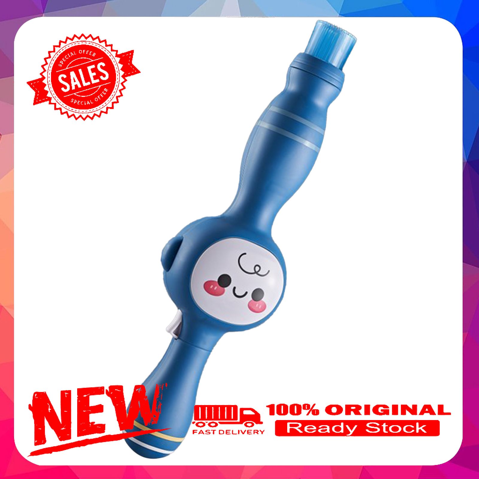 Soap Bubble Toy Funny Fancy Leak-proof Smoke Bubble Wand for Children