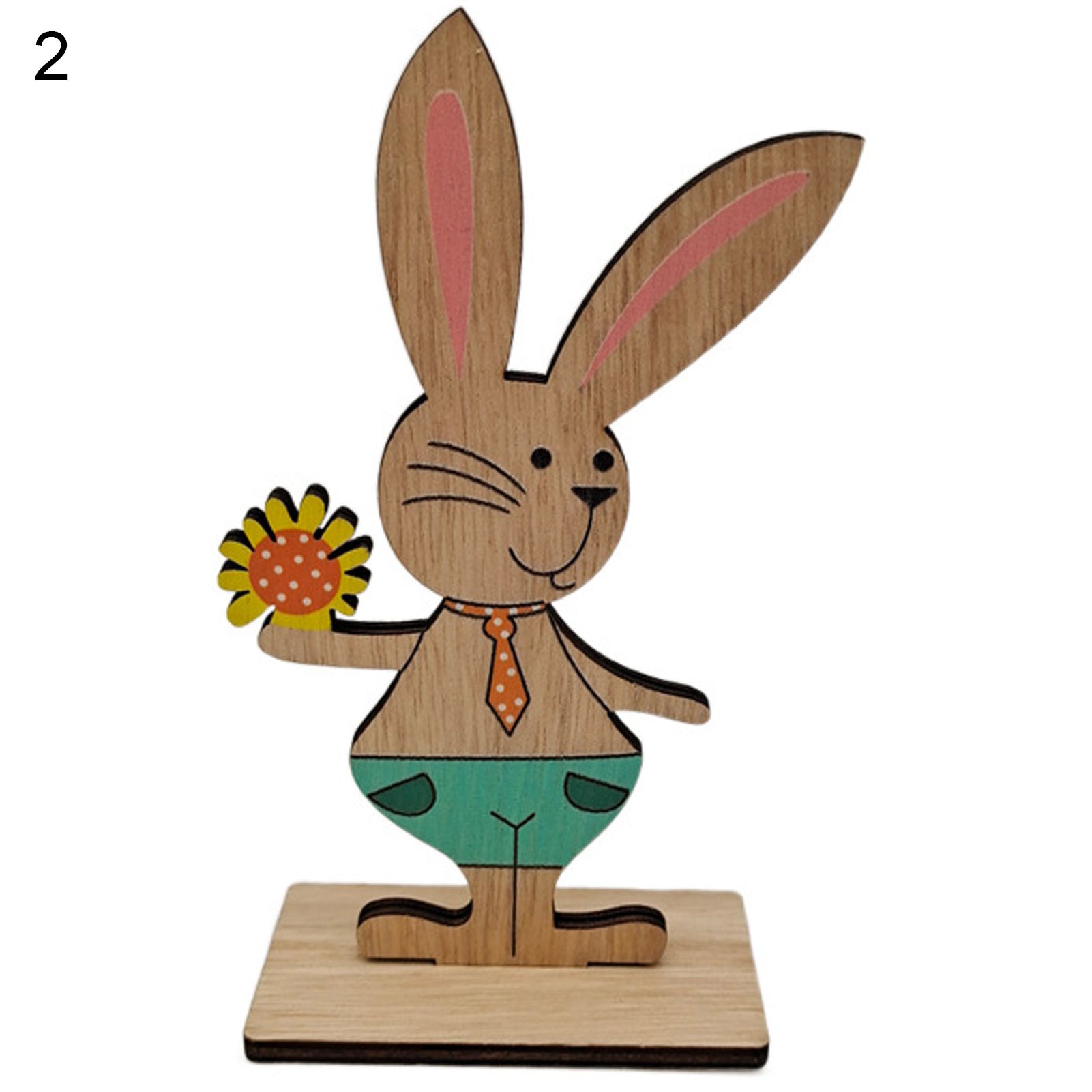 Bunny Ornament Eco-friendly Sle Bottom Easter Bunny Decoration