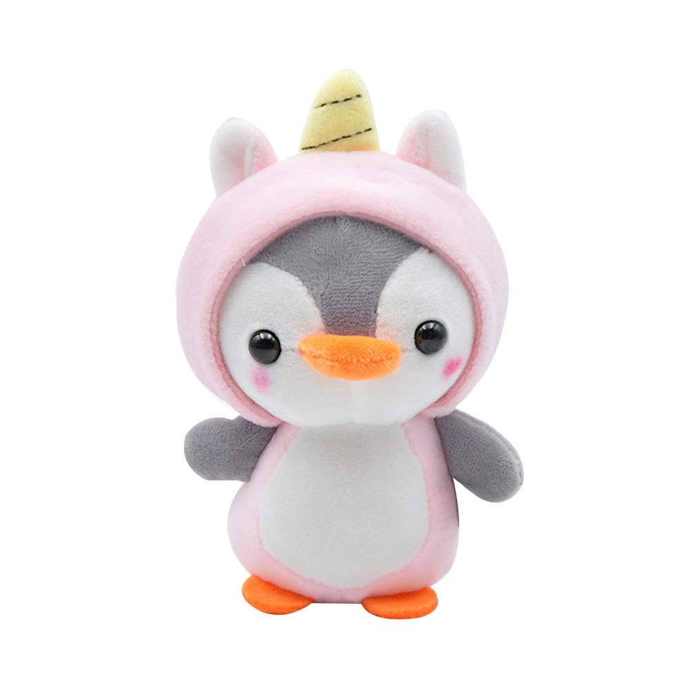 Cute Penguin Bee Animal Plush Doll Pendant Keychain Ring Key Holder Bag Decor