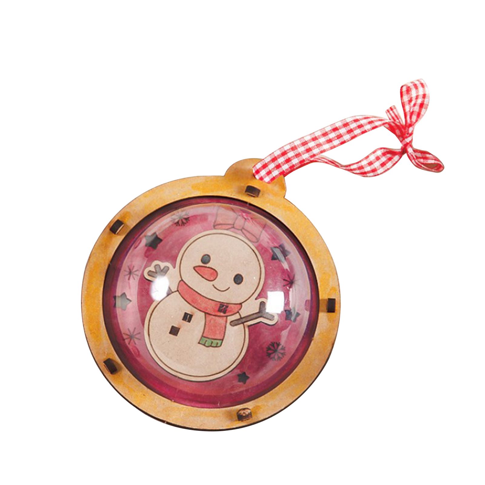 Christmas Pendant Decorative Wooden DIY Crafts Decoration