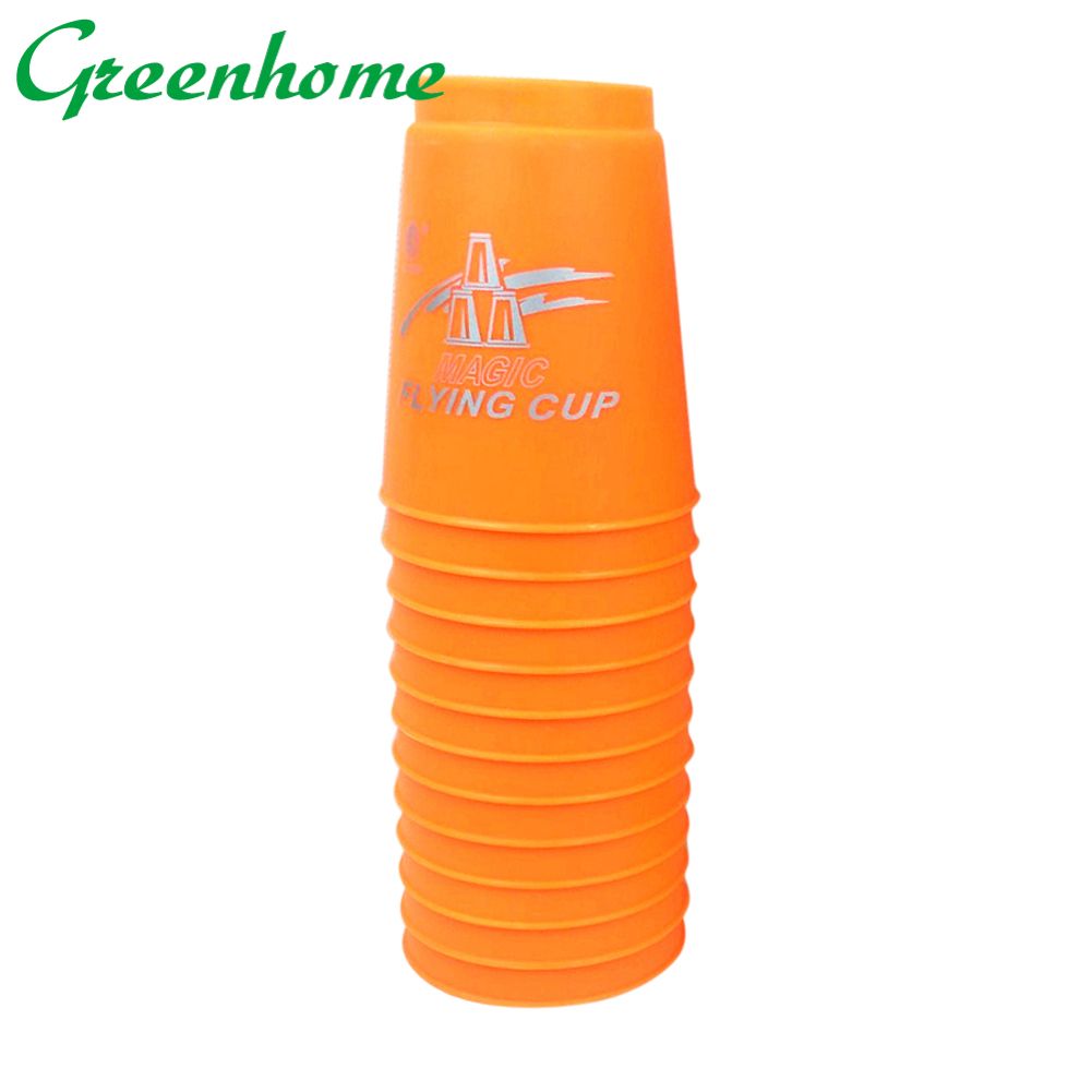 Greenhome 12Pcs Quick Speed Stack Cup Sport Stacking Challenge Competition Party Game Toy