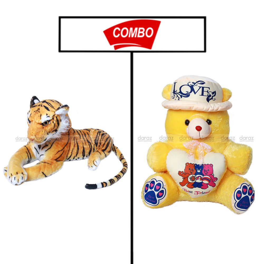 Toy Teddy Bear & Teddy Doll Combo Pack for your Baby