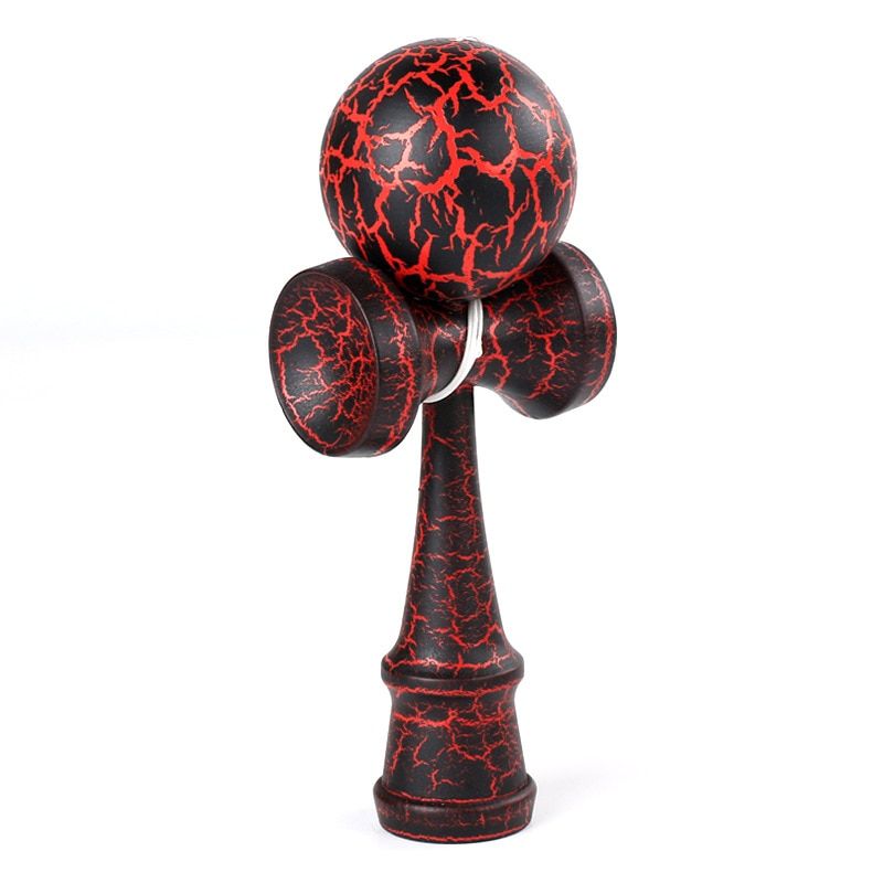 kendama ball superb feel cracked beech wood outdoor skilled juggling ball toy ball early childhood education toy