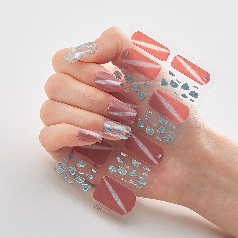 Three Sorts 0f Nail Stickers Nails Art Decoration Novidades Full Cover Nail Stickers Nailart Sticker Nail Stickers Designer