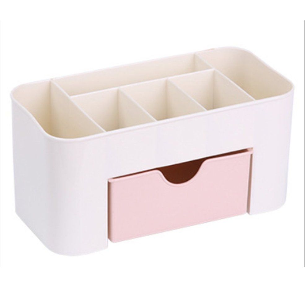 MA Desktop Makeup Organizer Plastic Storage Box Cosmetic Organizer Storage Case