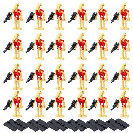 24 pcs / pack Compatible with lepining Starwars Combat Robot K-2SO Droid Rogo Star Wars Character Toy Building Block