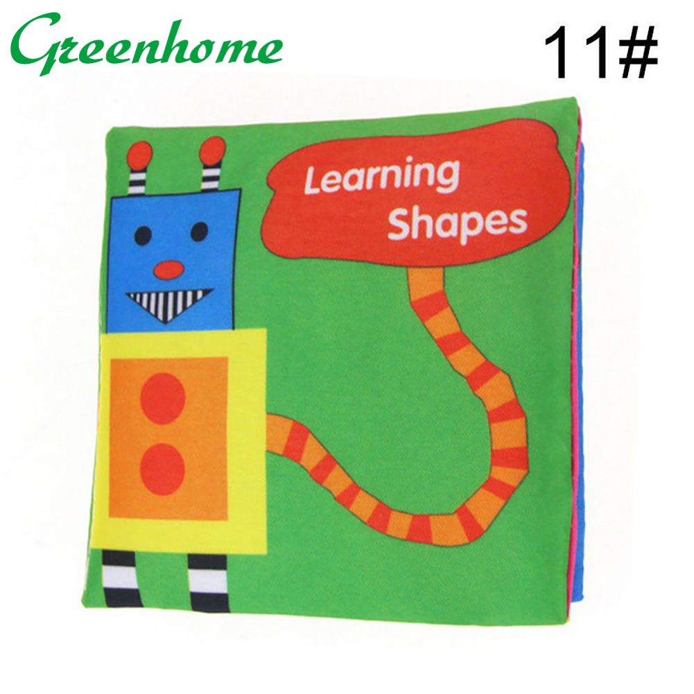 Greenhome Intelligence Development Funny Cloth Cognize Book Educational Toy for Kids Baby