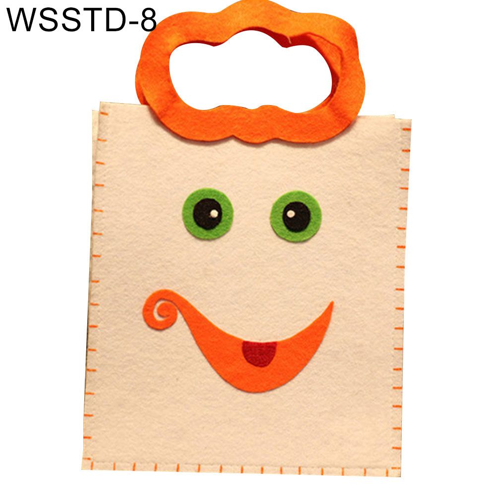 Cartoon Halloween Pumpkin Owl Tote Bag Kids Candy Gift Pouch Festival Decor